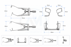 Espéculo Oftalmológico, Retractor Ocular, Instrumento Quirúrgico Manual, Certificado CE Clase I - Product Image 4