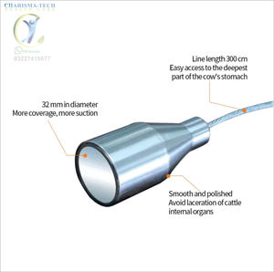 Magnéto-pick-up professionnel pour l'estomac du bétail |   Instrument vétérinaire pour l'extraction d'objets métalliques chez le bétail - Product Image 3