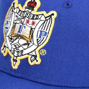 หมวกแก๊ปปรับได้ตราสัญลักษณ์ Sigma Gamma Rho หมวกเบสบอลแบบกำหนดเองสำหรับชมรมนักศึกษา ปักโลโก้ตัวอักษรกรีก ลำลอง ใส่ได้ทั้งชายและหญิง สีน้ำเงินรอยัล - Product Image 5