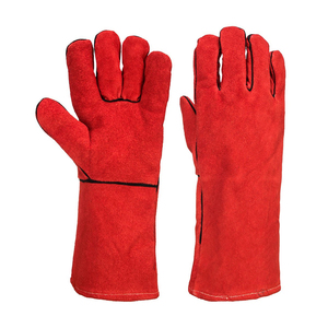 Guantes de Soldadura de Cuero Vacuno Resistentes al Calor, de Alta Calidad y Precio Económico, para Trabajo Industrial, para Adultos - Product Image 2