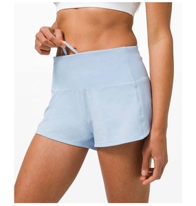 Summer Workout Short de fitness pour femmes Athletic Running Blank Plain Gym Shorts pour femmes Sports Double couche Yoga Shorts - Product Image 2