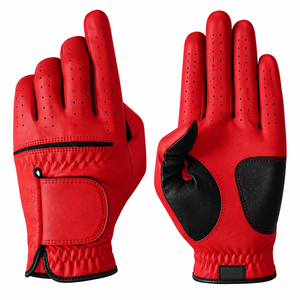 Guantes de Golf de Cuero Genuino Hechos a Medida, Venta al Por Mayor, Marca Privada, Guantes de Golf de Cuero de Dedo Completo, Guantes de Entrenamiento Deportivo, Gran Venta - Product Image 5