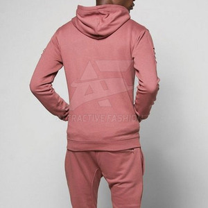 Best Selling <b>Pullover</b> <b>Men</b> Distressed Tracksuits Winter Wear Custom Solid Color Distressed Tracksuits - Product Image 6