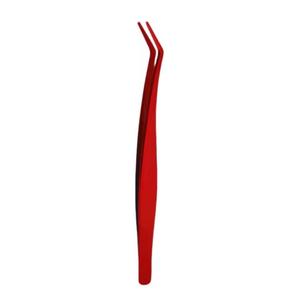 Pince à épiler pour cils Morje Surgical en acier inoxydable rose, pointe fine et lisse pour l'application des cils - Product Image 1
