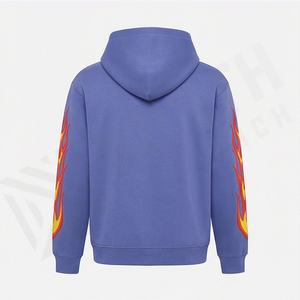 Survêtement à capuche personnalisé pour homme, dernier design, motif uni, nouveau sweat-shirt, logo OEM, couleur personnalisée - Product Image 2