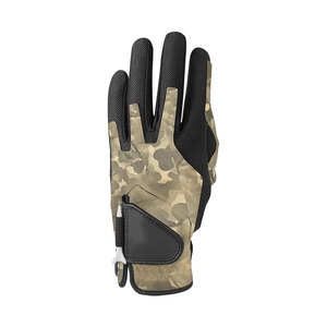 Golf <b>Glove</b> Right Hand Camouflage Breathable Mesh <b>Moisture</b> Wicking Non-Slip Full Finger Adjustable Wrist Strap Unisex Outdoor - Product Image 1