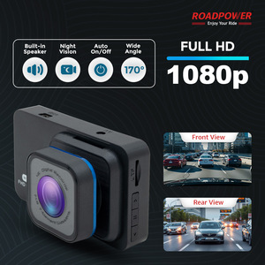ROADPOWER (RP-DASH-820) Cámara para Coche WiFi de Doble Lente 1296P FHD con Visión Nocturna y Cámara Trasera Impermeable, Ofrece Grabación en Bucle - Product Image 4