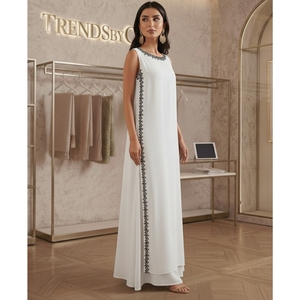 Trends by Cp <b>Present</b> Luxury Hand-Embellished Pure Silk Long Shirt - Pakistani Designer Bridal & Party Wear Salwar Kameez - Product Image 3