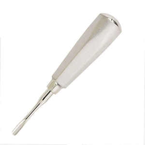 Elevador de Raíces Dentales Curvo, Instrumento Manual de Extracción de Dientes de Acero Inoxidable, Herramienta de Cirugía Oral Duradera y Reutilizable, Profesional - Product Image 2