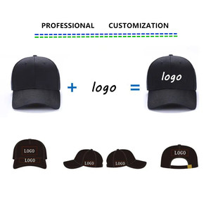 High Quality Design Fashion Black Custom Unisex Baseball <b>Cap</b> 100% Cotton Adjustable All Seasons OEM ODM Private Label - Product Image 5