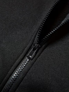 Boys Casual Versatile Reversible Plus Size Hooded Sweatshirt Autumn Winter Lined Children's Trendy Zip-Up Jacket Daily Wear ODM - Product Image 5