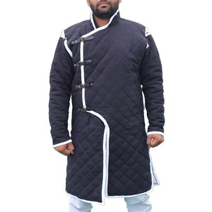 Abrigo Gambeson Acolchado Grueso Personalizado para Hombre, Chaqueta Larga Aketon, Disfraces de Armadura, Vestido Personalizado OEM ODM - Product Image 1