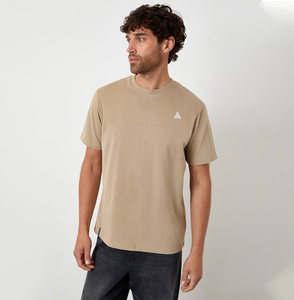 Wholesale Custom Embroidered logo 220g 100% Cotton Slim-Fit T Shirt Blank Plain Oversized Mens <b>Tshirt</b> - Product Image 1