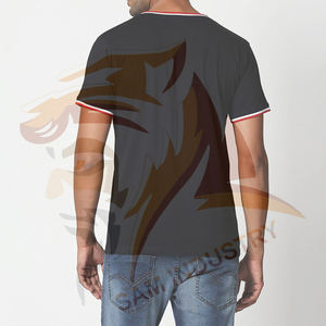 Camisetas de algodón 100% para hombre al por mayor, mejor precio, MOQ bajo, logotipo personalizado, servicios OEM y ODM. - Product Image 3