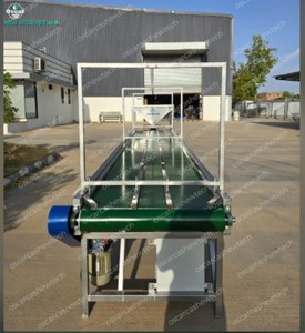 Système de convoyeur à bande automatique de 20 pieds, en acier doux, capacité de 50 kg/pièce - Product Image 1