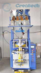 Machine d'emballage entièrement automatique en acier inoxydable de type collier pour poudres et granulés, scelleuse industrielle de qualité alimentaire pour ensachage - Product Image 4