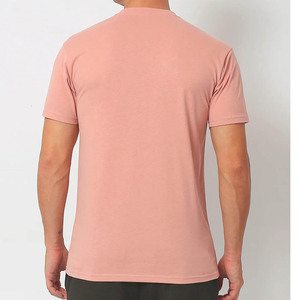 T-shirt à manches courtes de qualité supérieure avec logo personnalisé, couleur unie, col rond, séchage rapide, pour hommes, prix de gros - Product Image 6