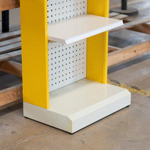 Flexoffice Metal Retail <b>Display</b> <b>Rack</b> Tiered Shelves Freestanding Vertical Pre Assembled Modern Style for Office Supplies - Product Image 4