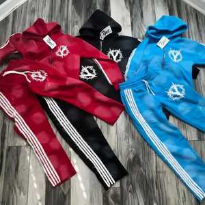 Ensemble sweat-shirt et pantalon de survêtement pour homme KERNEL APPAREL, coupe classique, hiver, décontracté, écologique, léger, 100% coton, taille élastique - Product Image 3