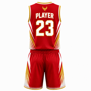 Conjunto de Uniforme de Baloncesto Profesional, Diseño Personalizado de Camiseta y Pantalones Cortos, Kit Deportivo Transpirable y Ligero de Poliéster para Equipos Masculinos - Product Image 4