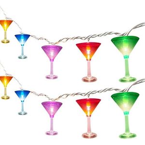 Luci a Corda LED Multicolore da 8,5 Piedi con 14 Barre 3D per Decorazioni di Matrimoni e Feste - Product Image 1