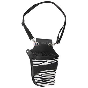 Estuche Portátil para Herramientas de Barbería con Correas Ajustables, Cinturón de Cuero Resistente para Estilistas de Cabello con Compartimentos para Bolsa de Cintura - Product Image 1