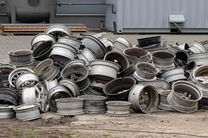 Déchets de jantes en alliage d'aluminium 99,9 % pur, série 6000, traités proprement, pour usage industriel, approvisionnement en vrac, recyclage industriel - Product Image 5