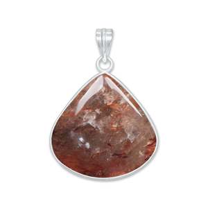 Wholesale Supplier of Vintage Style Natural 925 Silver Cherry Quartz Jewelry Manufacturing Silver Plated Brass Charms Pendant - Product Image 4