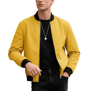 Bomber Jacket For Men's High Quality Outdoor Wear New jacket for men Crew Neck Breathable Long Sleeves Bomber Jacket Relaxed Fit - Product Image 2