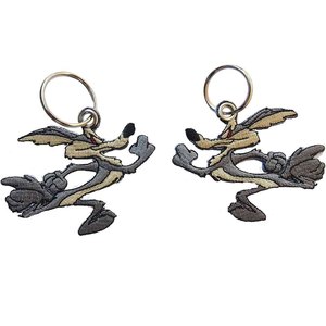 Llavero Bordado Personalizable y Duradero de Wile E Coyote, Parche de Lona de Doble Cara, Decoración para Regalo - Product Image 1