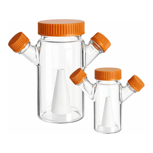Erlenmeyer de vidrio reutilizable Corning con brazos laterales angulados para mezcla en laboratorio, 2000 ml - Product Image 3