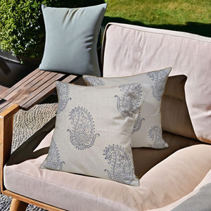 Funda de Cojín Tejida a Mano STUDIO N, Ecológica, Recubierta de PVC, 100% Algodón Tejido a Mano, Peso Medio, 120 GSM, Secado Rápido - Product Image 4