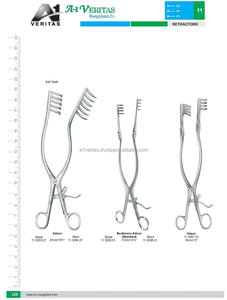 Precio de Fábrica: Retractores A-1 VERITAS Adson, Afilados y Obtusos, 5 x 6 Dientes, Acero Inoxidable |   Kit de suturas, instrumento médico - Product Image 5