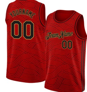 Maillot de basket-ball réversible en mesh respirant pour hommes, enfants et jeunes, à manches courtes, avec design imprimé - Product Image 2