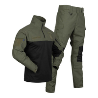 Veste tactique de combat en polyester extensible, respirante, à séchage rapide et durable, pantalon cargo multipoches, faible MOQ, vêtements de travail de sécurité