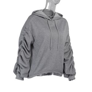 Crop Top Hoodie 2021 Custom Logo <b>Jogger</b> Jumper 2 Piece Set Women Crop Top Hoodie Crew Neck Sweatshirt - Product Image 1