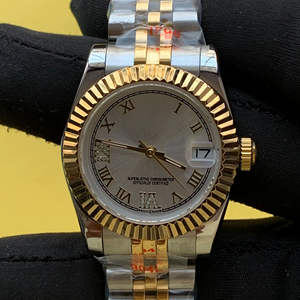 BOJ Plain R.O.L.E.X.46 36mm Roman Dial Stainless Steel Mechanical Automatic Analog <b>Wrist</b> <b>Watch</b> <b>For</b> Women At Low Price Hot Sale - Product Image 1