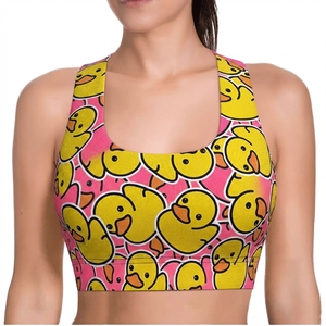 Soutien-gorge de sport asymétrique à maintien élevé pour femme, 100 % nylon, sans couture, respirant, avec coussinets amovibles, idéal pour la gym, le fitness et le yoga - Product Image 3