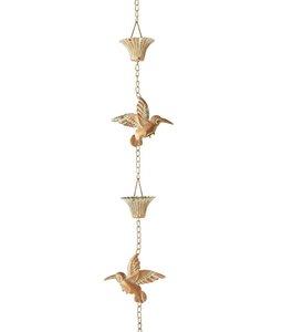 Cadena de Lluvia con Diseño de Murciélago y Acabado Metálico Negro para un Flujo de Agua con Temática de Halloween y Decoración Única para Jardín - Product Image 5