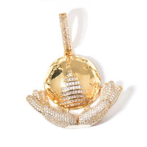 The World Is Yours Pendant - VVS Moissanite Pendant in 925 Sterling Silver Timeless Shine Handcrafted by Skilled Indian Artist - Product Image 6