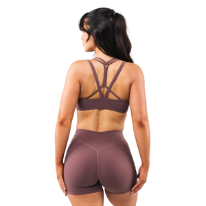 เสื้อชั้นในกีฬาผู้หญิงแบบตาข่าย ดีไซน์สายรัด สำหรับโยคะ ออกกำลังกาย ระบายอากาศได้ดี ยืดหยุ่น กระชับ รองรับน้ำหนักเบา ชุดออกกำลังกาย - Product Image 2