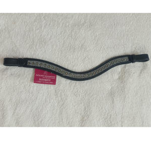 Alta calidad personalizada cristal Mega Bling caballo frente banda hecha a mano todos los tamaños cuero al por mayor browbands - Product Image 5