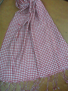 Echarpe d'été en sergé Nouveau design Long carré en viscose imprimé Echarpe tricotée - Product Image 4