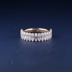 Bague en or massif 14 carats avec diamant de laboratoire pour femme, taille ovale, couleur fantaisie, luxe, cadeau de fiançailles, mariage, bijoux fins - Product Image 1