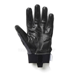 Durable American Football Gloves Athletic Game Gloves Custom Sports Design High Grip Textured Palm Flexible Finger <b>Fit</b> - Product Image 2