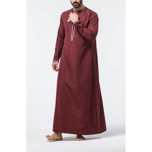 Jubba Árabe para Hombre, Ropa Islámica Modesta, Largo hasta el Suelo, 100% Poliéster, Alta Calidad, Diseñada para Comodidad Diaria, Venta al Por Mayor para Exportación - Product Image 2