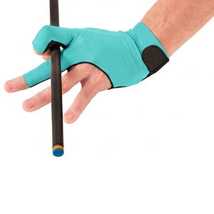 Gants de billard extensibles anti-UV à 3 doigts, respirants, en polyester et élasthanne de haute qualité - Product Image 1