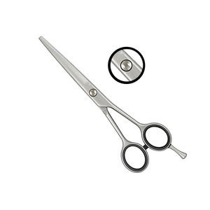 Ciseaux de coiffure les plus vendus, ciseaux de barbier à bord tranchant en acier inoxydable pour stylistes, avec repose-doigts pour une prise confortable - Product Image 2