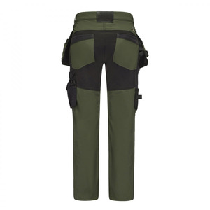 Pantalones de Trabajo de Poliéster sin Costuras de Alta Calidad, Negros, de Alta Visibilidad, Estilo Único, Ropa de Trabajo de Seguridad - Product Image 4