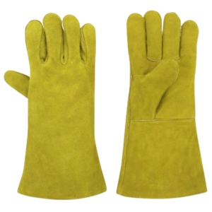 Gants de soudage en cuir de vachette pleine fleur, résistants à l'abrasion, à la chaleur et aux étincelles, pour la construction et la protection des mains des soudeurs - Product Image 3